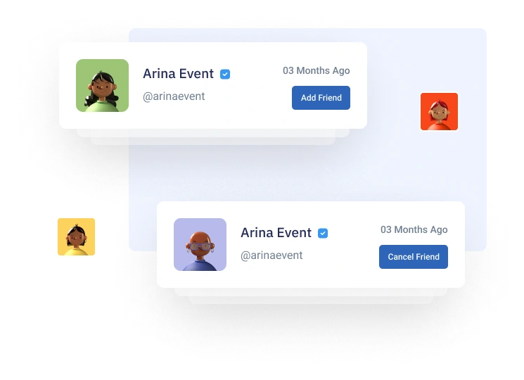 Auf dem Bild wird die Aufnahme von Freundschaften dargestellt.